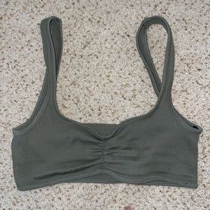 NWOT Out From Under Bralette M/L Olive Green